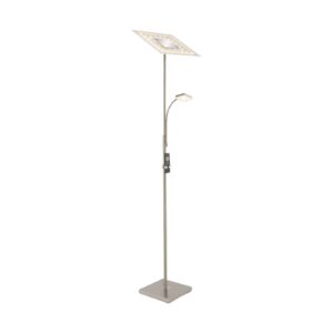 Svítidlo Briloner matný nikl kov/sklo