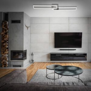 Svítidlo Briloner bílý/chrom kov/plast