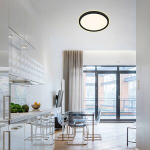 Svítidlo Briloner černé plast