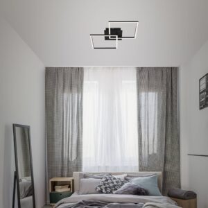 Svítidlo Briloner černá kov/plast