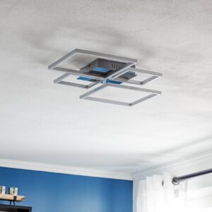 Svítidlo Briloner kartáčovaný hliník kov/plast