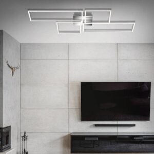 Svítidlo Briloner chrom/hliník kov/plast