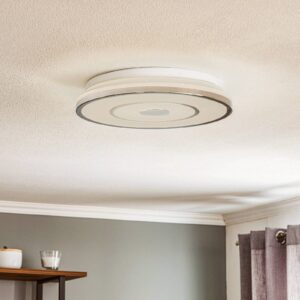 Svítidlo Briloner chrom/opálová kov/plast