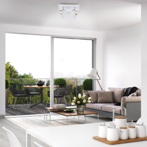 Svítidlo Briloner bílá kov