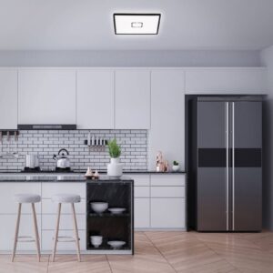 Svítidlo Briloner černá/bílá plast