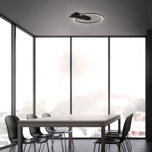 Svítidlo Briloner černá/bílá kov/plast