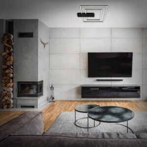 Svítidlo Briloner černá/bílá kov/plast