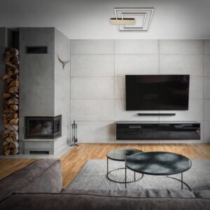 Svítidlo Briloner zlatý/bílý kov/plast