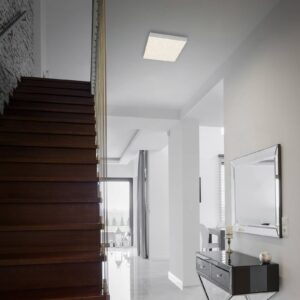 Svítidlo Briloner stříbrná/satinovaná kov/plast