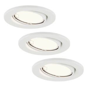 Svítidlo Briloner bílé kov