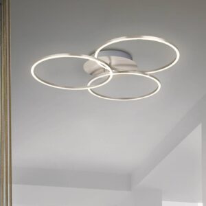 Svítidlo Briloner matný nikl kov/plast