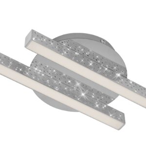 Svítidlo Briloner chrom kov/plast