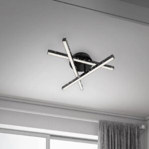 Svítidlo Briloner černá kov/plast