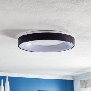 Svítidlo Briloner černý; opálový kov/plast