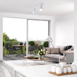 Svítidlo Briloner bílá kov