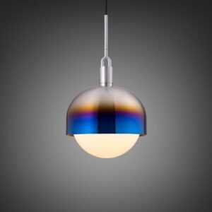 Svítidlo Buster + Punch ocel pálená/bílá ocel/opálové sklo