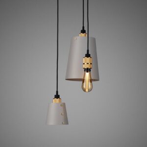 Svítidlo Buster + Punch šedá kamenná/mosaz ocel