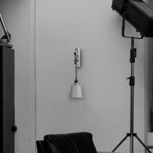 Svítidlo Buster + Punch šedá kamenná/ocel ocel