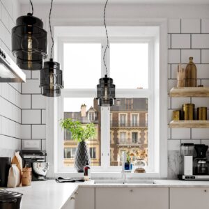 Svítidlo By Rydéns kouřově šedá sklo