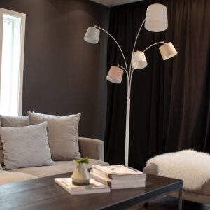 Svítidlo By Rydéns bílá/šedá/růžová/béžová kov/textil