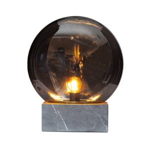 Svítidlo By Rydéns šedé mramorová/kouřová sklo/mramor