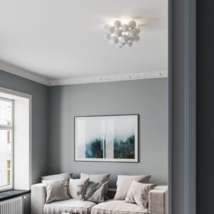 Svítidlo By Rydéns bílá matná sklo/kov