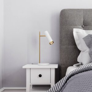 Svítidlo By Rydéns bílá matná/zlatá kov