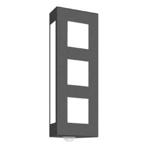 Svítidlo CMD antracitová/bílá nerezová ocel/opálové sklo