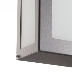 Svítidlo CMD antracitová/bílá nerezová ocel/opálové sklo