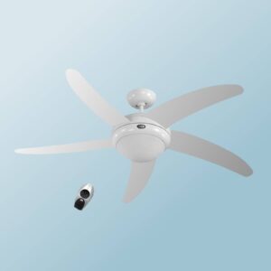 Svítidlo CasaFan kov/dřevo/sklo