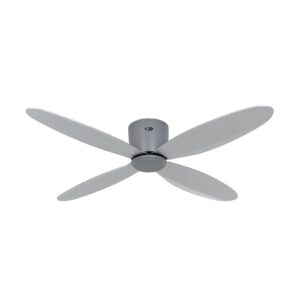 Svítidlo CasaFan světle šedá plast/kov