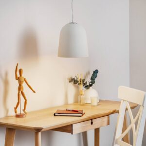 Svítidlo Casablanca kartáčovaný hliník/krémově bílá hliník/keramika