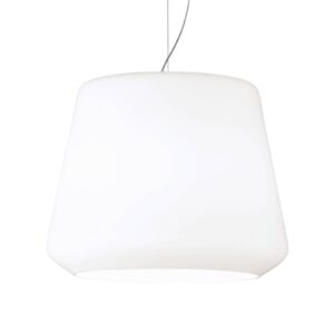 Svítidlo Casablanca bílá opálová/hliník kartáčovaný sklo/hliník