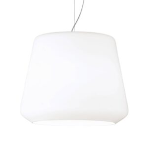 Svítidlo Casablanca bílá opálová/hliník kartáčovaný sklo/hliník