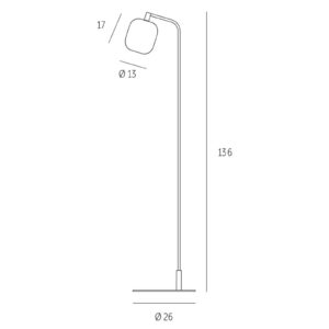 Svítidlo Casablanca bílá opálová matná/antracit sklo/železo