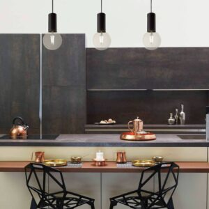 Svítidlo Casablanca matná černá hliník