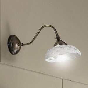 Svítidlo Ceramiche antická mosaz/bílá kovový odlitek/keramika