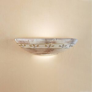 Svítidlo Ceramiche béžová/hnědá/zlatá keramika