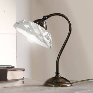 Svítidlo Ceramiche antická mosaz/bílá kovový odlitek/keramika