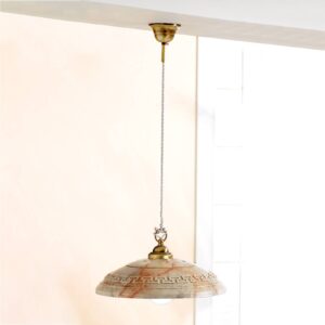 Svítidlo Ceramiche béžová/přírodní/mosaz keramika/kov