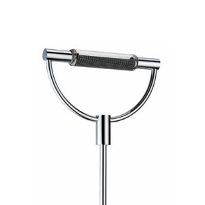 Svítidlo Cini & Nils chrom/průhledná/černá kov/borosilikátové sklo