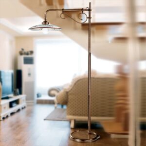 Svítidlo Cremasco bílá/mosaz keramika/mosaz