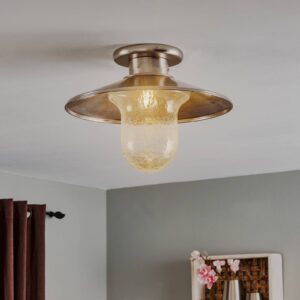 Svítidlo Cremasco niklová matná/čirá kov/sklo