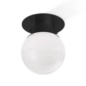 Svítidlo Decor Walther matná černá mosaz/sklo