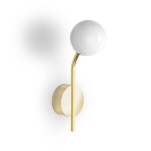 Svítidlo Decor Walther matná zlatá železo/sklo