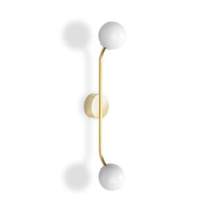 Svítidlo Decor Walther matná zlatá železo/sklo