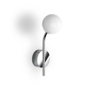 Svítidlo Decor Walther chrom/satinovaný železo/sklo