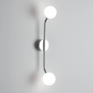 Svítidlo Decor Walther chrom/satinovaný železo/sklo