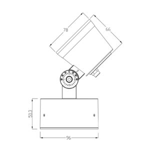 Svítidlo Deko-Light černošedá hliník