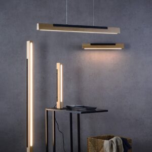 Svítidlo Deko-Light dub přírodní/černá dubové dřevo/hliník